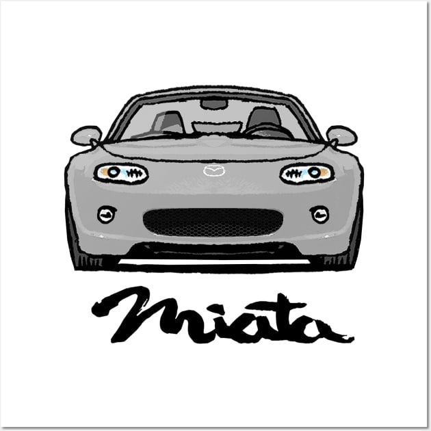 MX5 NC1 Light Grey Wall Art by Woreth